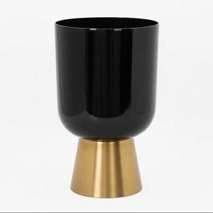 Jarrón de Flores Moderno de Metal, Cáliz, Bronce Antiguo, Maceta Decorativa para Hogar, Centro de Mesa para Bodas, Florero Interior de Lujo - Product Image 1