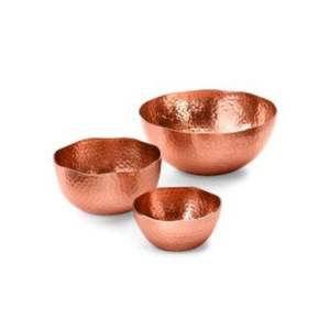 Tazón para Servir de Metal Martillado Hecho a Mano, Tazón para Frutas con Borde Ondulado Decorativo para Decoración del Hogar de Lujo y Eventos de Boda, Tazones para Ensaladas y Frutas - Product Image 4