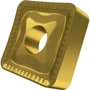 Inserto de Torneado Indexable con Recubrimiento PVD Dorado ISO SNMM 250716E-HRT8345 D.9.12mm, Paquete de 10 para un Rendimiento Eficiente de la Herramienta - Product Image 1
