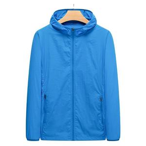 Veste coupe-vent pour homme avec col montant, fermeture éclair intégrale, logo, design en toile softshell imperméable, enduit pour toutes les saisons, coupe-vent - Product Image 5