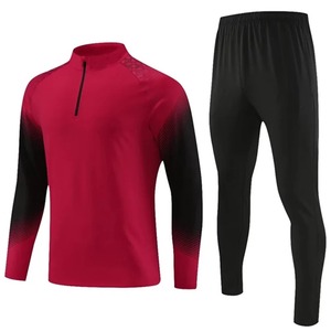 Invierno niños camisetas de fútbol conjuntos chaqueta de manga larga Survetement fútbol Kit hombres fútbol chándales correr chaquetas uniformes conjunto - Product Image 4