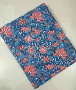 Jaipur Heritage 100% algodón bloque de mano tela impresa hecha a mano tradicional ecológico transpirable bloque de impresión tela de algodón - Product Image 5