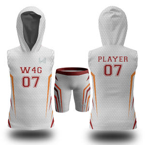 ชุดเสื้อฟุตบอลอเมริกัน7on7โลโก้ออกแบบได้ตามต้องการเครื่องแบบ100% ผ้าโพลีเอสเตอร์ระบายอากาศมีโลโก้ด้านหน้า - Product Image 1