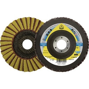 Disque à lamelles conique Klingspor SMT 850 Kombi INOX Zirconia Corundum 125 mm, grain 60, lot de 5 - pour le ponçage - Product Image 1