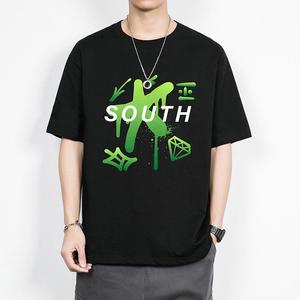 Printed Anti-Wrinkle Breathable Sequined Logo Appliques Polyester Cotton Blend Women's Casual T-Shirt Clothing Manufacturer - Product Image 6