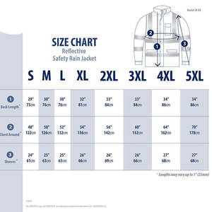 Chaqueta de Trabajo Impermeable de Invierno, Chaqueta de Seguridad Reflectante de Alta Visibilidad para Hombre, Chaquetas de Trabajo de Seguridad Duraderas de Alta Calidad - Product Image 6