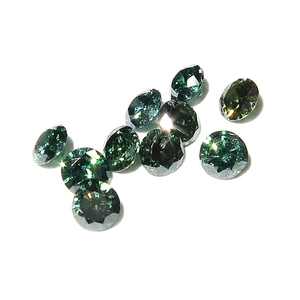 ได้รับการรับรองสีเขียวเพชรหลวมธรรมชาติสีแฟนซีเจียระไนเพชรกลมสดใสสำหรับเครื่องประดับเพชร - Product Image 6