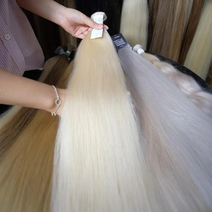 Extensions de cheveux vietnamiennes en vrac de qualité supérieure 100g Super Double dessiné couleurs foncées fortes et sans enchevêtrement 1 paquet - Product Image 1