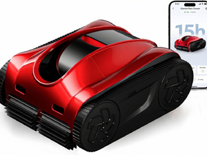 Limpiador Robótico de Piscinas Inalámbrico K Pro, 15 Horas de Autonomía para Piscinas Enterradas, Limpieza de Paredes y Línea de Agua, Succión Turbo del 200% - Product Image 1