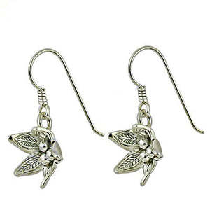 Boucles d'oreilles pendantes vintage en argent sterling 925 avec perle d'eau douce plaquée or 18 carats pour les mariages - Product Image 1