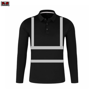 เสื้อโปโลผู้ชาย2024เสื้อทำงานแขนยาวแบบปรับแต่งโลโก้ได้เพื่อความปลอดภัยมองเห็นได้ชัดเจน - Product Image 6