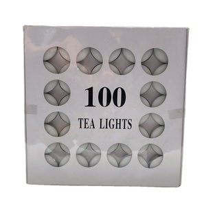 Bougie chauffe-plat en gros, 4 heures de combustion, en cire de paraffine, boîte de 100 pièces pour détaillants de bougies - Product Image 5