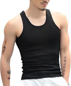 High Quality Custom Logo <b>Mens</b> <b>Gym</b> tank Top Heavyweight Cotton Muscle Sleeveless Running Stringer Fitness Sports Workout <b>Vest</b> - Product Image 3