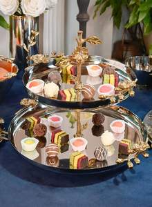 Support à plantes à deux niveaux en forme de tige d'orchidée vivante pour une décoration intérieure élégante - Product Image 4