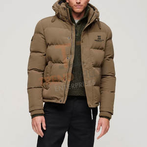 Men Puffer <b>Jacket</b> <b>Lightweight</b> Warm Winter Outerwear For Outdoor Hiking And Daily Wear Men Puffer <b>Jacket</b> - Product Image 1
