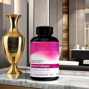 Collagène marin de type I efficace d'Inde en capsules pour le soutien quotidien de la beauté et la nutrition des adultes avec des options de marque privée en gros - Product Image 5