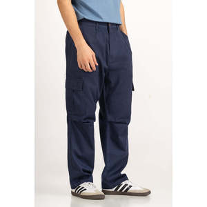 Pantalones Holgados de Lona 100% Algodón Transpirable con Logotipo Personalizable, Múltiples Bolsillos, Corte Recto, Lavado de Color, Talla XL - Product Image 1