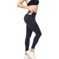 Leggings de sport pour femmes avec logo personnalisé, effet froncé aux fesses, taille haute élastique, respirants, pour la gym et le fitness, sans couture