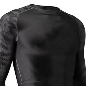 Protector rápido de cuello Unisex, manga larga, estampado personalizado, MMA Rush - Product Image 5