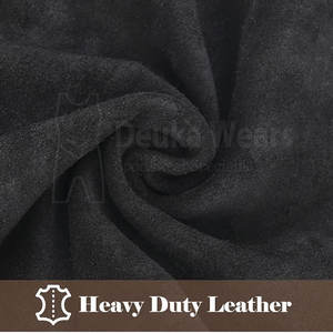 Delantales de soldadura Beckel de alta calidad con logotipo personalizado OEM de liberación rápida para adultos, delantales de trabajo de cuero genuino de alta resistencia con 6 bolsillos. - Product Image 4