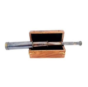 H.m.a กล้องโทรทรรศน์โจรสลัดดูงานฝีมือวินเทจสะสมด้วยมือเดียวทองเหลือง - Product Image 6