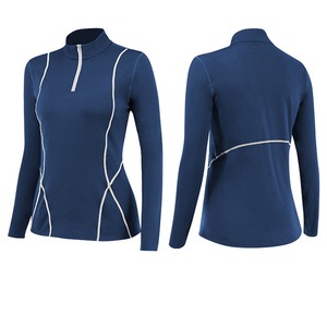 Top de Yoga Personalizado Transpirable de Nailon y Elastano, Chaquetas de Fitness para Mujer, Media Cremallera, Ligeras y Cómodas para Gimnasio y Entrenamiento - Product Image 2