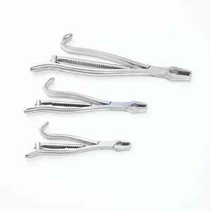 Fórceps de reducción de acero inoxidable de alta precisión, 18CM, instrumento quirúrgico ortopédico veterinario para animales, mascotas, Manual primero - Product Image 6