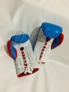 Guantes de boxeo Athlefit OEM de alta calidad hechos a medida hechos con guantes de cuero de vaca genuina Guantes de boxeo de combate profesionales - Product Image 4