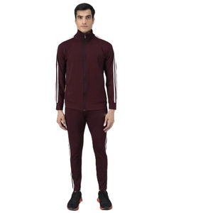 Conjuntos Deportivos Casuales de Invierno Unisex Ligeros de Primera Calidad al por Mayor 2025, Ropa Deportiva Sólida Transpirable de Forro Polar 100% 2 en 1 - Product Image 1