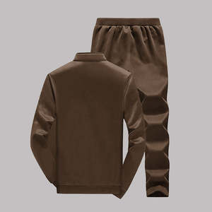 Survêtement pour hommes Impression et broderie personnalisées Logo 100% Polyester Tissu léger Ensembles d'hiver quantité minimale de commande bas - Product Image 5