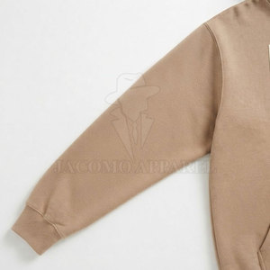 Fournisseur de vêtements décontractés modernes pour hommes, sweats à capuche en coton mélangé avec impression en relief, tissu doux, style hiver - Product Image 5