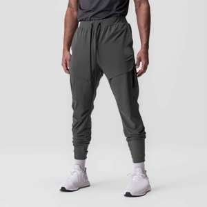 Pantalon de jogging décontracté Polyester/coton pour hommes Streetwear Gym Fitness Cargo Pantalon de survêtement avec poches Logos personnalisés Léger - Product Image 1