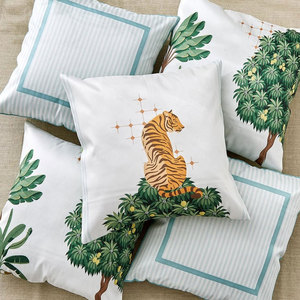 Funda de Cojín de Algodón Puro de Color Sólido y Elegante con Textura Suave para Uso en el Hogar y la Oficina - Product Image 4