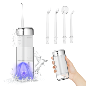 Portatile per irrigatore orale luce UV IPX7 impermeabile casa da viaggio pulitore elettrico acqua Flosser Display digitale orale - Product Image 1