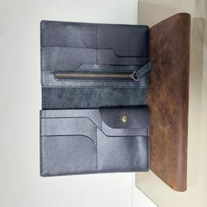 Portefeuille long imprimé Pati en cuir avec chambres de téléphone Vente à chaud Portefeuille long en cuir de vache véritable pour hommes - Product Image 5