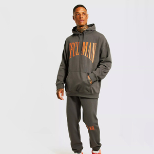 Conjunto Deportivo para Hombre, Corte Regular, Color Sólido, Tendencia 2025, Mejor Precio al por Mayor, Ropa Urbana, Sudadera con Capucha y Pantalones Deportivos Personalizados - Product Image 1