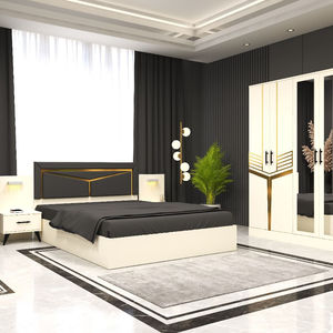 Ensemble de Chambre à Coucher Moderne Européen Rangement Panneaux de Particules Personnalisable Garantie 1 An Tailles King/California King - Product Image 1