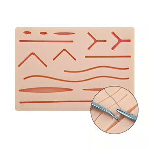 Kit de pratique de suture chirurgicale en acier inoxydable de haute qualité avec grand tampon de suture en silicone ensemble de formation médicale réutilisable manuel - Product Image 6