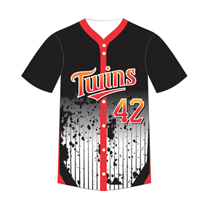 เสื้อเบสบอลกระดุมเต็มเม็ดระบายอากาศได้ดีเนื้อผ้าตาข่ายแห้งเร็วเสื้อซ้อมไซส์พิเศษงาน OEM ออกแบบได้ตามต้องการ - Product Image 2