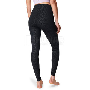 Mallas informales cómodas para mujer de gran oferta, ropa de Yoga transpirable de último estilo con cintura media baja MOQ - Product Image 4
