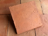 Carreaux en terre cuite classiques anciens faits à la main, finition lumineuse, antidérapants, pour murs extérieurs et sols, bordures 20 mm, solides, résistants à l'usure, sur mesure