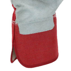 Guantes de Trabajo Reforzados de Doble Palma de Cuero Vacuno, para Soldadura, de Alta Resistencia, en Oferta - Product Image 2