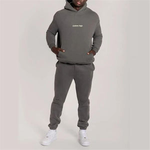 Survêtement ajusté de luxe pour hommes Sweat à capuche en coton respirant pour le sport Jogging Wear Sweatsuit - Product Image 4