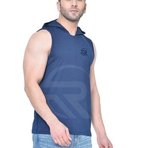 Nouveauté : Sweat-shirts sans manches de haute qualité 100% coton, écologiques, respirants, pour hommes, vente en gros, design personnalisé - Product Image 3