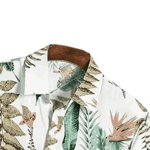 เสื้อยืดฮาวายแขนสั้นสำหรับผู้ชาย, เซ็ตเสื้อยืดและกางเกงขาสั้นสำหรับฤดูร้อน - Product Image 3