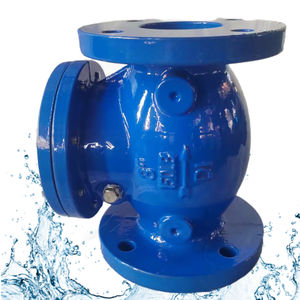 Clapet <span class=keywords><strong>anti</strong></span>-<span class=keywords><strong>retour</strong></span> en ductile gris PN10 à bride ANSI 150 DIN BS JIS DN50-DN300 pour le traitement de l'eau Garniture en bronze Durable sur mesure - Product Image 5