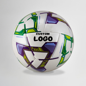 ลูกฟุตบอลหนัง PU ระดับมืออาชีพ ขนาด 5 แบบกำหนดเองได้สูง สำหรับการฝึกซ้อมกีฬากลางแจ้งแบบสบายๆ น้ำหนักเบา เชื่อมติดด้วยความร้อน - Product Image 1