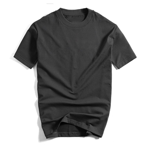 เสื้อยืดผู้ชายแบรนด์สั่งทำ ผ้าฝ้าย 100% และโพลีเอสเตอร์ คุณภาพสูง สวมใส่สบาย ไซส์ใหญ่ ขั้นต่ำในการสั่งซื้อน้อย 240gsm เป็นมิตรกับสิ่งแวดล้อม แห้งเร็ว - Product Image 4