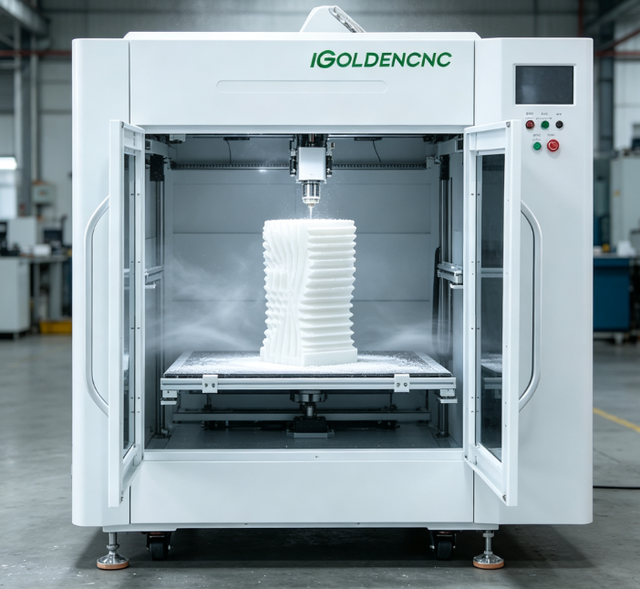 High Temperature Industrial FDM 3D Printer with High Flow Output for Large Format Manufacturing