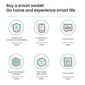 Prise murale intelligente Wifi HONPNK EU US UK AU <span class=keywords><strong>FR</strong></span> JPN IT SE BR Inde, prise électrique multi-prises avec double port USB - Product Image 6